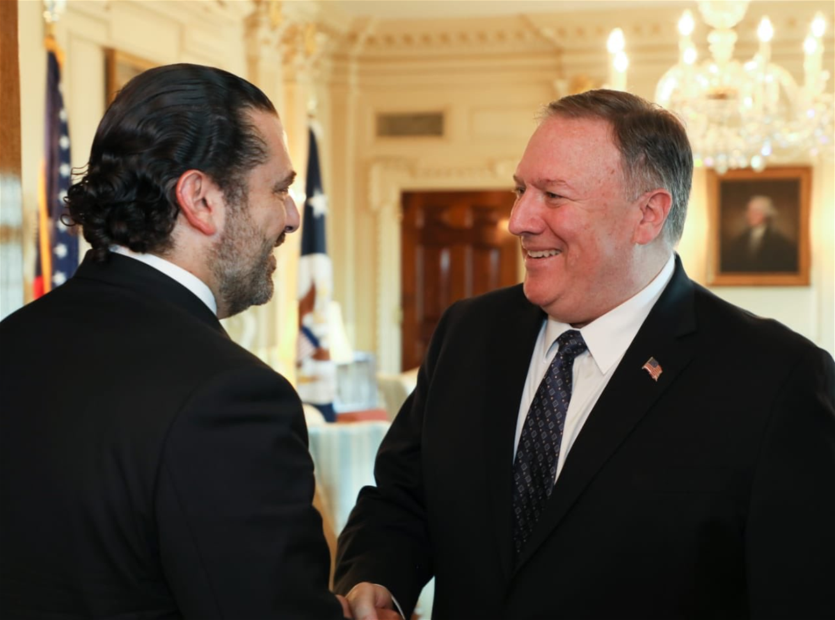 بومبيو للحريري: لبنان مهددة من إيران وحزب الله
