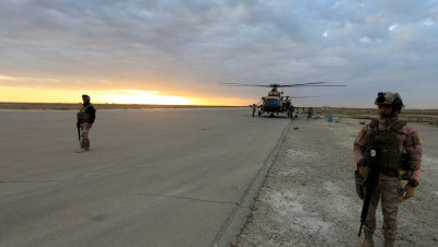 قصف صاروخي على قاعدة عسكرية أمريكية في العراق