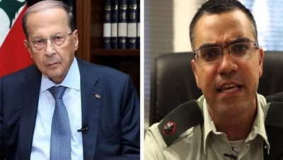 تغريدة للرئيس اللبناني تدفع أفيخاي أدرعي للرد ومتابعون يسخرون