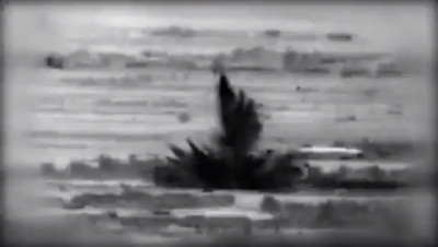 شاهد.. إسرائيل تنشر فيديو لقصف مواقع إيرانية في سوريا