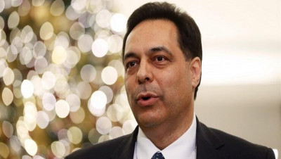 "دياب" يدعو لتحييد لبنان عن عقوبات "قيصر"