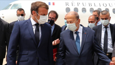 "ماكرون" يتصل بـ"عون" لإنقاذ مبادرته