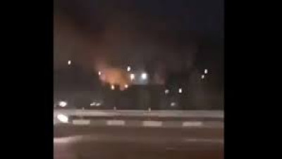 إصابات بانفجار في طهران (فيديو)