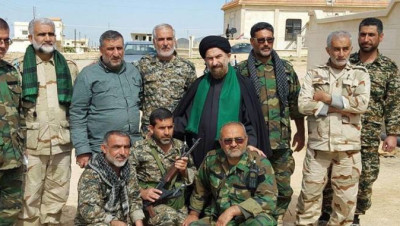 قيادي بحرس إيران الثوري يتفقد ميليشيات بلاده على حدود سوريا مع العراق