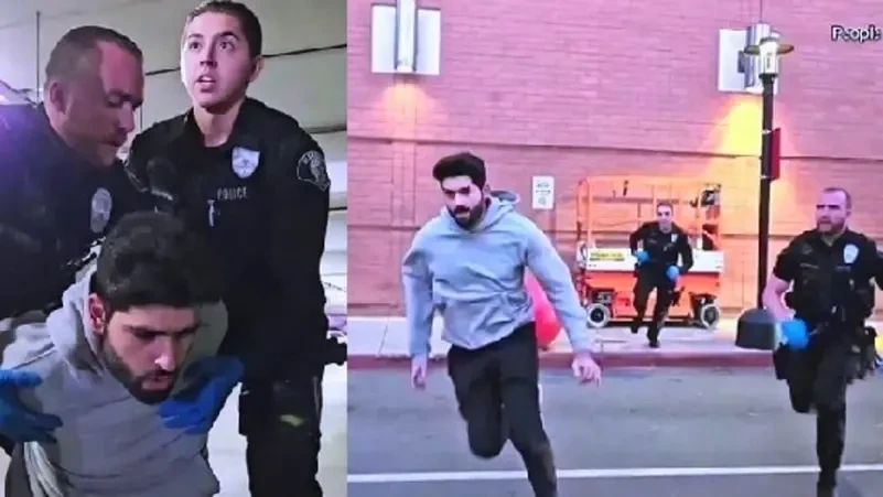 بالفيديو.. لحظة القبض على عربي ينتظر صبي يبلغ 14 عامًا في كاليفورنيا