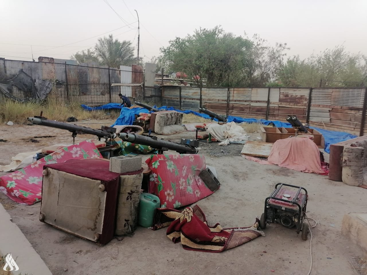 إحباط هجوم صاروخي استهدف مطار بغداد (صور)