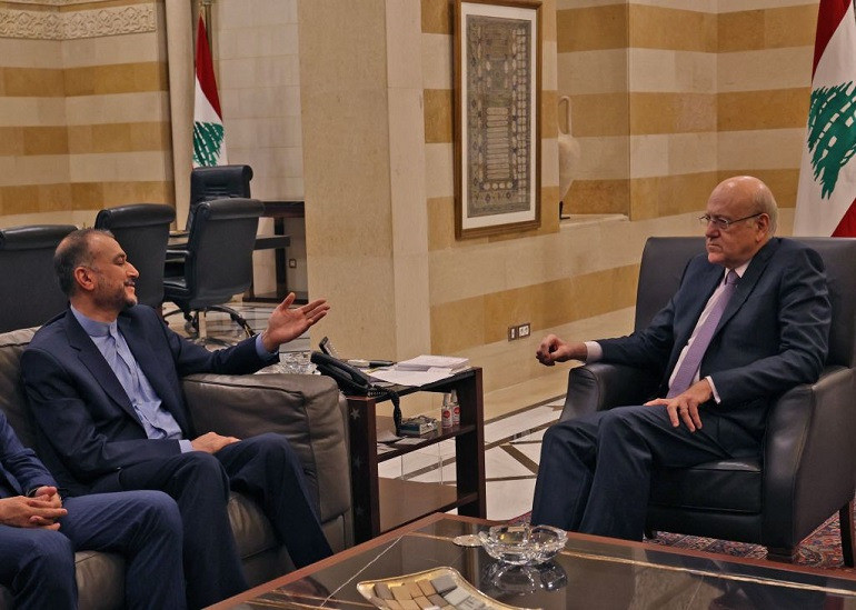 "نجيب ميقاتي" يجري سلسلة لقاءات لإخراج لبنان من أزمته ويشيد بدعم طهران لبلاده!