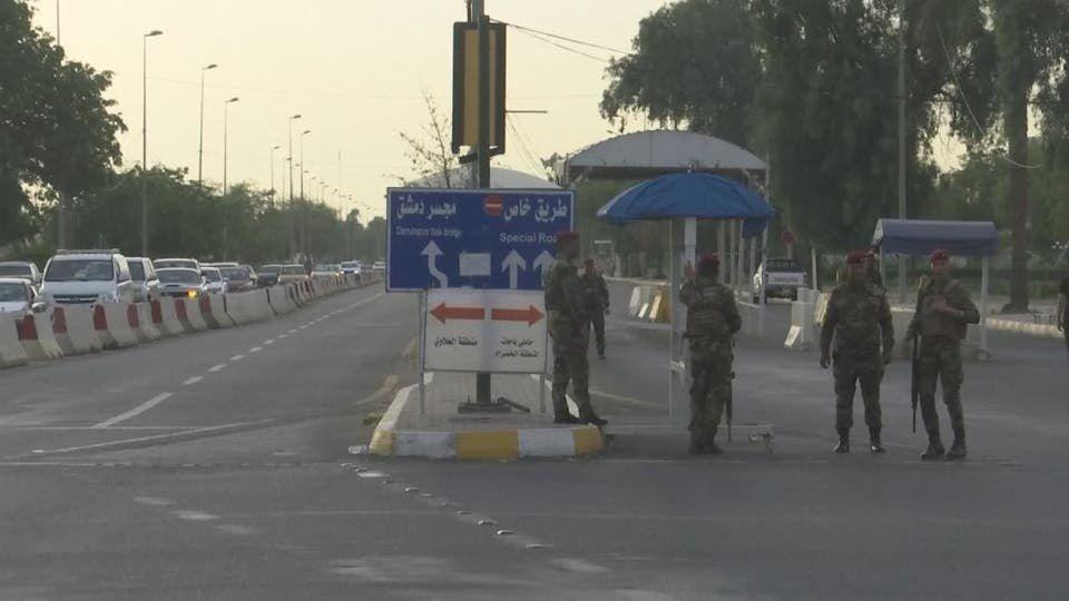 حملة أمنية لملاحقة مطلقي الصواريخ على المنطقة الخضراء في بغداد